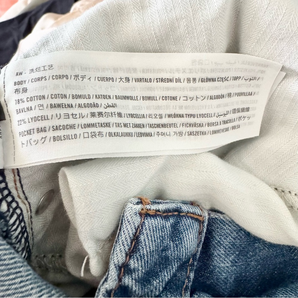 Abercrombie & Fitch Curve Love High Rise Loose Jean Size 14/32 - Picture 14 of 15